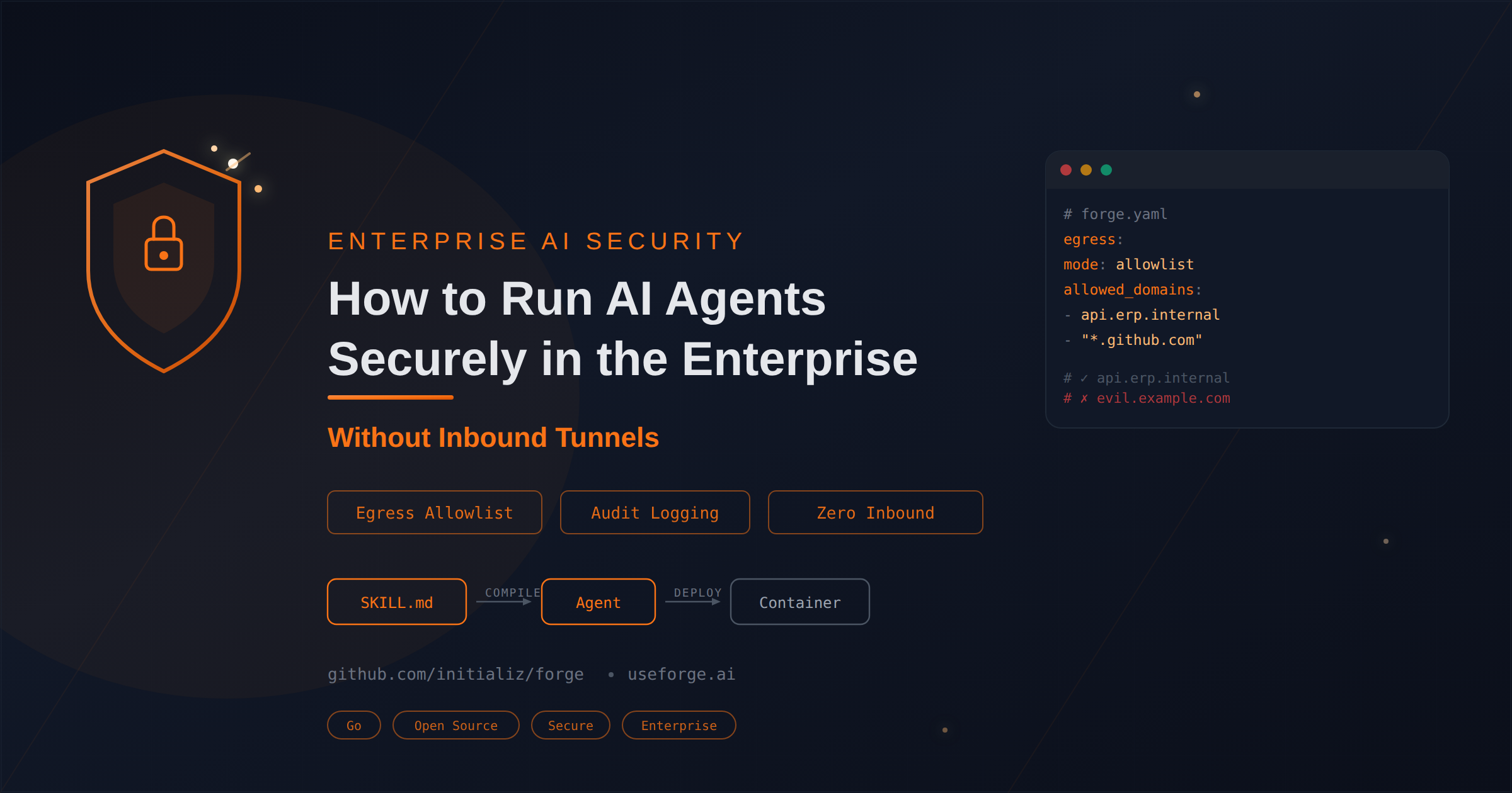 How to Run AI Agents Securely in Enterprise Environments (Without Inbound Tunnels)