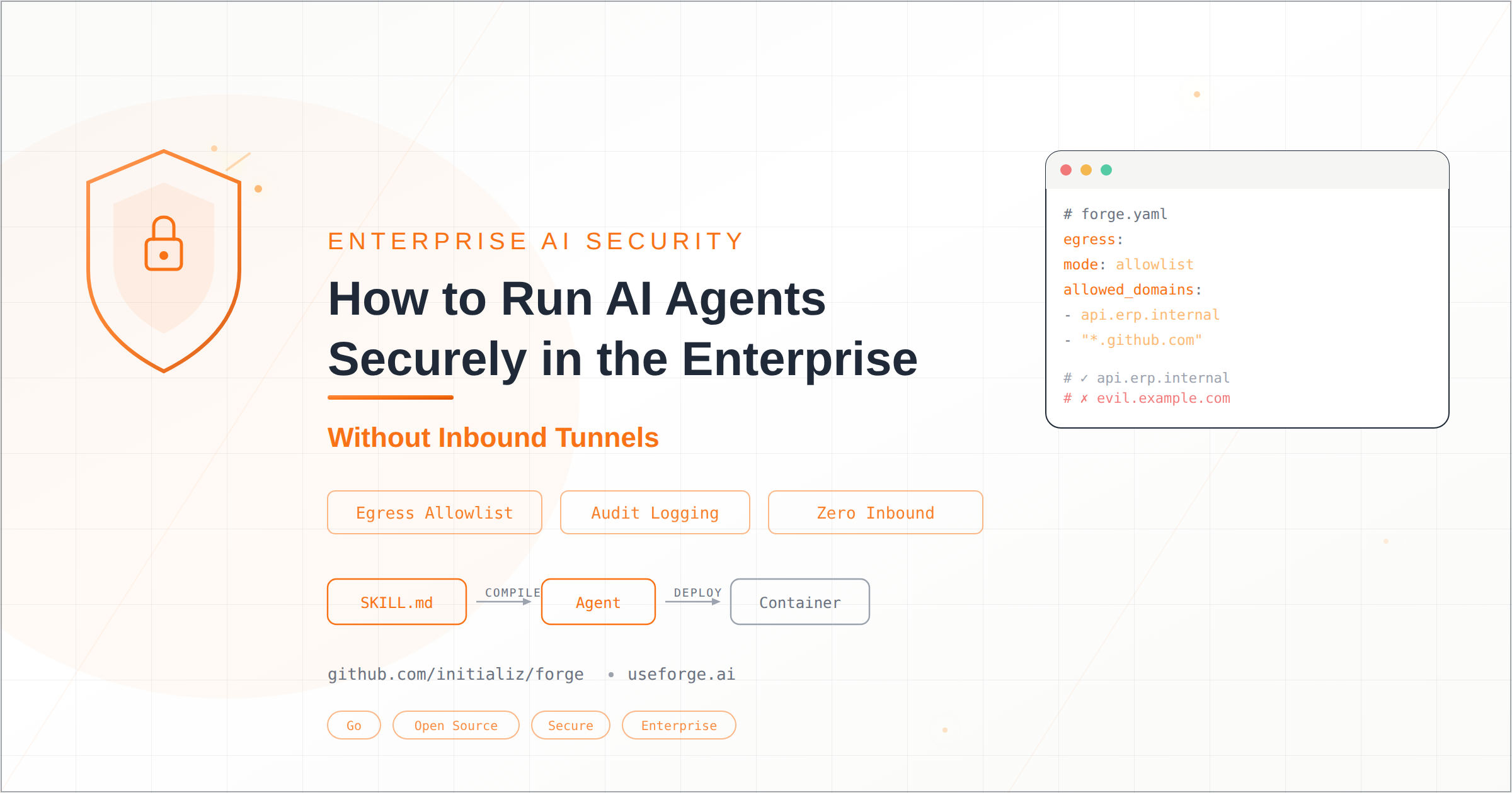 How to Run AI Agents Securely in Enterprise Environments (Without Inbound Tunnels)